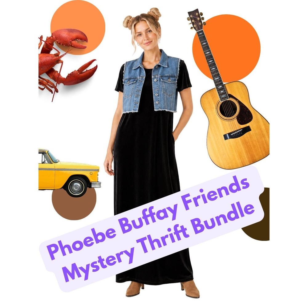 Phoebe Buffay Hippie Boho | The Free Spirit | 90s & Y2K Mystery Thrift Bundle